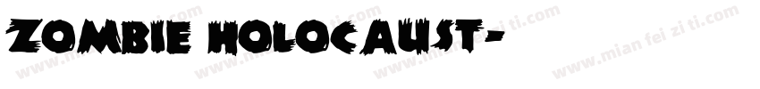 Zombie Holocaust字体转换